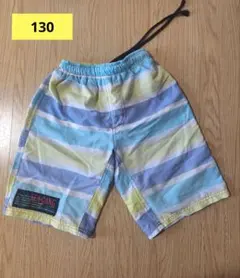 ストライプ柄水着 男の子用　海パン　130