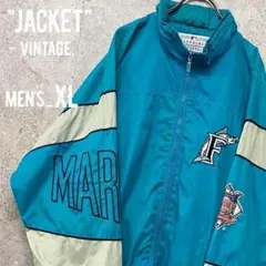 ナイロンジャケットmlb