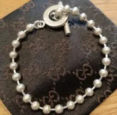 GUCCI グッチ シルバー SV925 ボールチェーンブレスレット