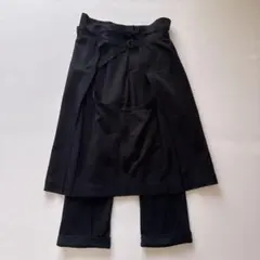 Y-3 ヨウジヤマモト　アディダス　ブラック スカートパンツ コンビネーションのサムネイル