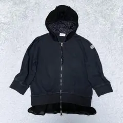 モンクレール MAGLIA メッシュ 切替 ジップパーカーサイズS ブラック