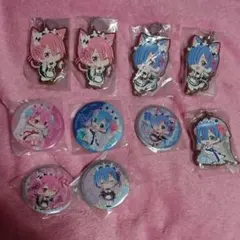 リゼロ Re:ゼロから始める異世界生活 ラバスト 缶バッジ 10点セット