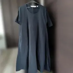 UNIQLO and LEMAIRE 半袖 ワンピース ブラック M