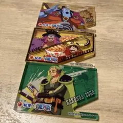松屋　ワンピース　オリジナルアクリルブロック箸置き　3点セット