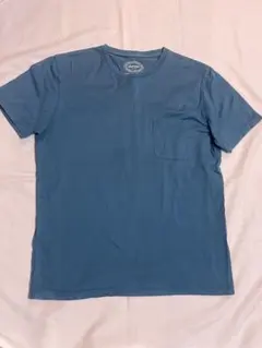 Authentic Wear ブルー Tシャツ ポケット付き