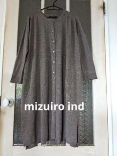 ＊mizuiro ind ミズイロインド＊ロングカーディガン 羽織 フリー