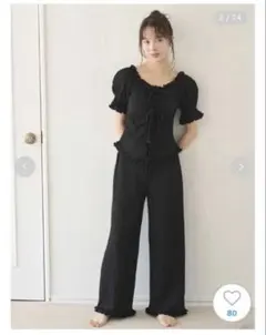 SNIDEL HOME スナイデルホーム カットフリルセットアップ新品タグ付きのサムネイル