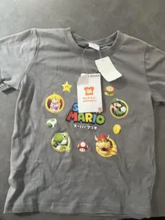大人気USJ スーパーマリオ Tシャツ グレー バンダイ