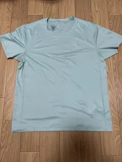 asics ランニングシャツ Lサイズ　ミントグリーン