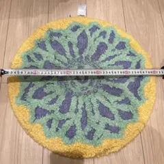 チャイハネ　玄関マット　直径50センチ