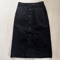 UNIQLO JEANS ブラックタイトスカート S