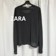 ZARA テクスチャーオープンニット　カットソーのサムネイル