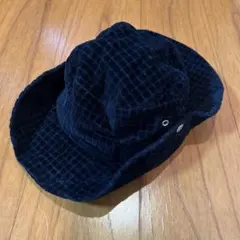 美品 decho デニム ワークキャップ 日本製 帽子 キャスケット RRL 紺