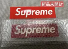 Supreme Box Logo Car Emblem Red
