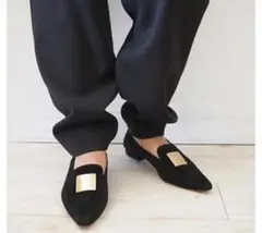 ネブローニ レディース 新品未使用 セール】 【NEBULONI E.(ネブローニ)】 V STRAP HEEL （フラット