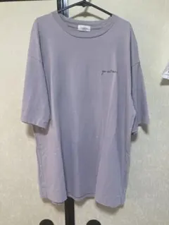 JUNRED 半袖Tシャツ バックプリント パープル