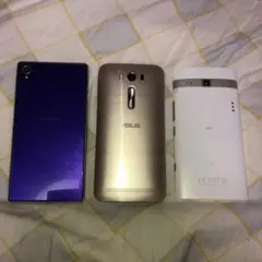 （ジャンク）スマホ3台　電源入らない