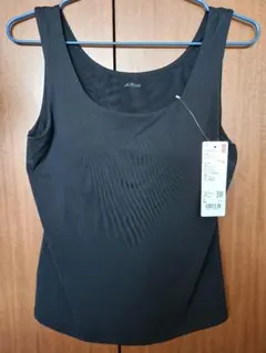 【2025年8月購入】エアリズムブラタンクトップ　黒　Lサイズ