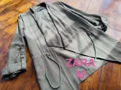 ZARA カーキ Mサイズ ジャケット　スプリングコート