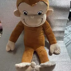 おさるのジョージ ギガジャンボ ペロリ ぬいぐるみ スノーマン 向井