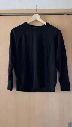 BANANA REPUBLIG メリノウール100%セーターLサイズブラック