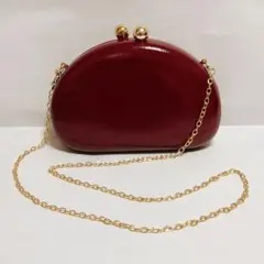 【最終価格】nouer♡エナメル風チェーンバッグ