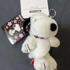 スヌーピー SNOOPY PEANUTS ぬいぐるみ　マスコット　さくら　桜