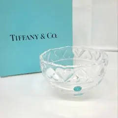 Tiffany & Co. クリスタルハートボウル　未使用　ドイツ製のサムネイル