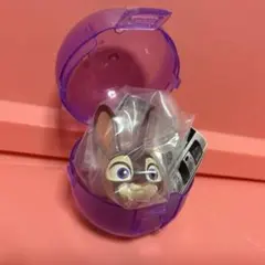 ディズニーガチャ　ファッションリング　ズートピア　ジュディ
