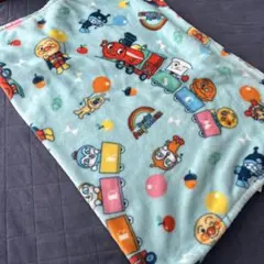 それいけ！アンパンマン 毛布 ブランケット ブルー