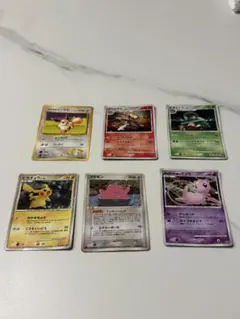 ポケモンカード 旧裏面含む 6枚セット ピカチュウ ミュウ メタモン 