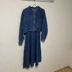 デニムワンピース(セットアップ)