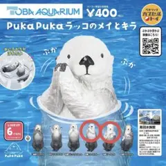 鳥羽水族館ラッコのメイとキラ ガチャガチャ メイちゃん2点セット