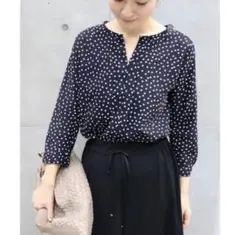 今期 試着のみ NOBLE ♡ドルマンスキッパーブラウス 36 Noble（ノーブル）の「ドルマンスキッパーブラウス◇（）」 - WEAR