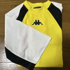 カッパ　Kappa プラクティスシャツ イエロー　ブラック　Lのサムネイル
