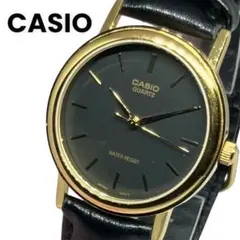 電池交換済⭐︎チープCASIO レディースウォッチ ゴールド/ブラック⭐︎稼動品