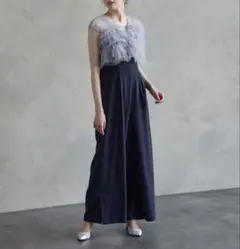 Aimer チュールフリルベスト×オールインワンセットドレス S パンツドレスのサムネイル