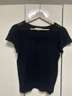 PROPORTION ブラック 半袖ニット M