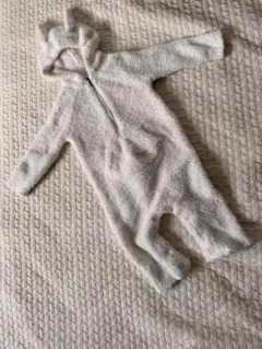 ジェラートピケ　もこもこ　うさぎ　ロンパース（耳付き）　80-90