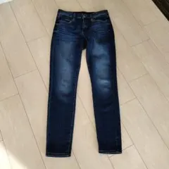 縦横ストレッチデニムスキニーパンツ　23 無印良品