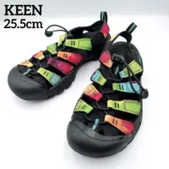 KEEN　キーン　ニューポート　タイダイ柄　マルチカラー　黒　25.5 スポサン