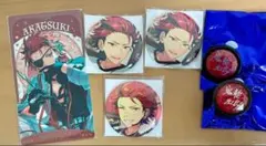 あんスタ 鬼龍紅郎 缶バッジ リングライト アルカナ 色紙