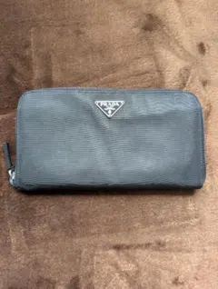 PRADA ブラック ナイロン 長財布