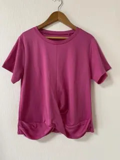 GU ACTIVE スポーツウェア 半袖 吸汗速乾 ツイストTシャツ Mサイズのサムネイル