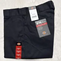 新品 ディッキーズ 874 34x30 Dickies ワークパンツ ブラック
