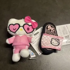 ハローキティxoxoギャル ぬいぐるみ スリッパ セット