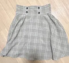 OLIVE des OLIVE 2way スカート ベージュ チェック