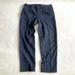JUNRED スラックス テーパードパンツ ネイビー L メンズ 伸縮 ジュンのサムネイル