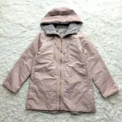 極美品 近年 DoCLASSE マジカルサーモボアフードコート リバーシブル S