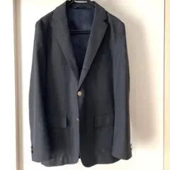 【美品】ソロテックスホップサックブレザー・ゴールドボタン